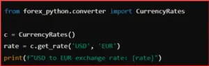 Free Forex API Python